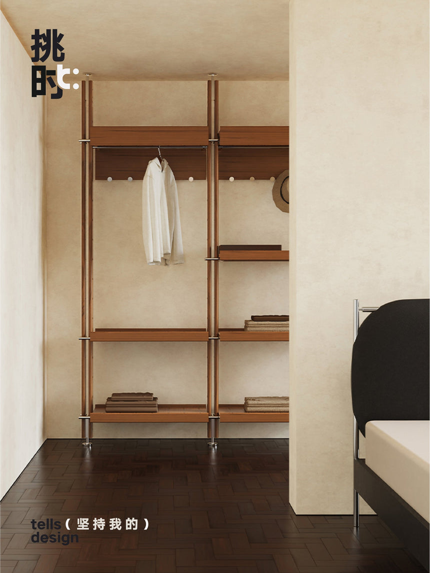 TELLS Xiamen Multifunctional Retro Wardrobe System from TELLS