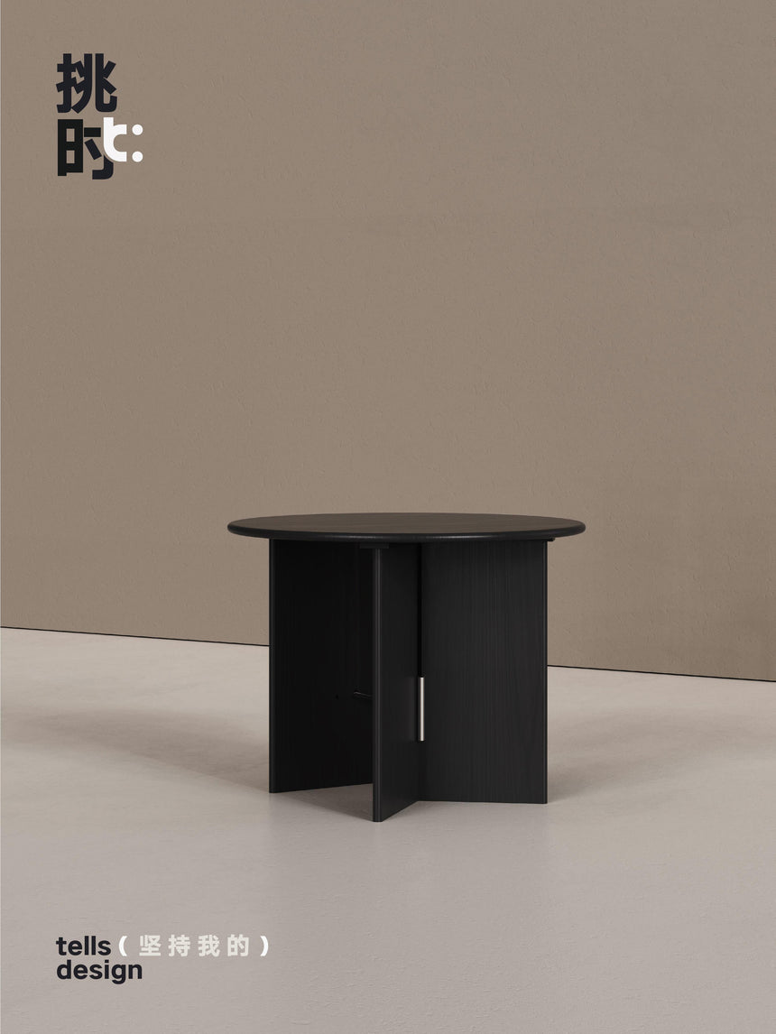 TELLS Yamaguchi Elegant Solid Wood Bauhaus Dining Table from TELLS