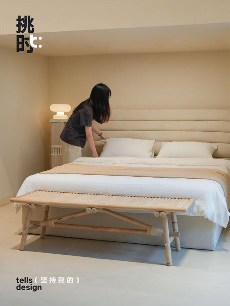 TELLS Zephyra Luxurious Soft Matte Leather Modern Retro Smart Bed Electric Lift Floor Storage Master Bedroom Bed from TELLS