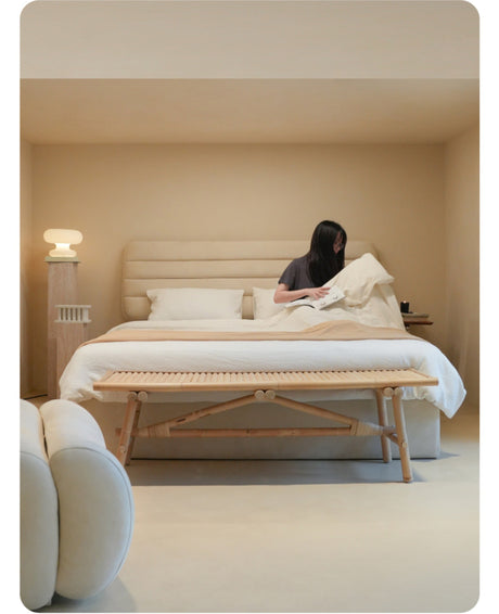 TELLS Zephyra Luxurious Soft Matte Leather Modern Retro Smart Bed Electric Lift Floor Storage Master Bedroom Bed from TELLS