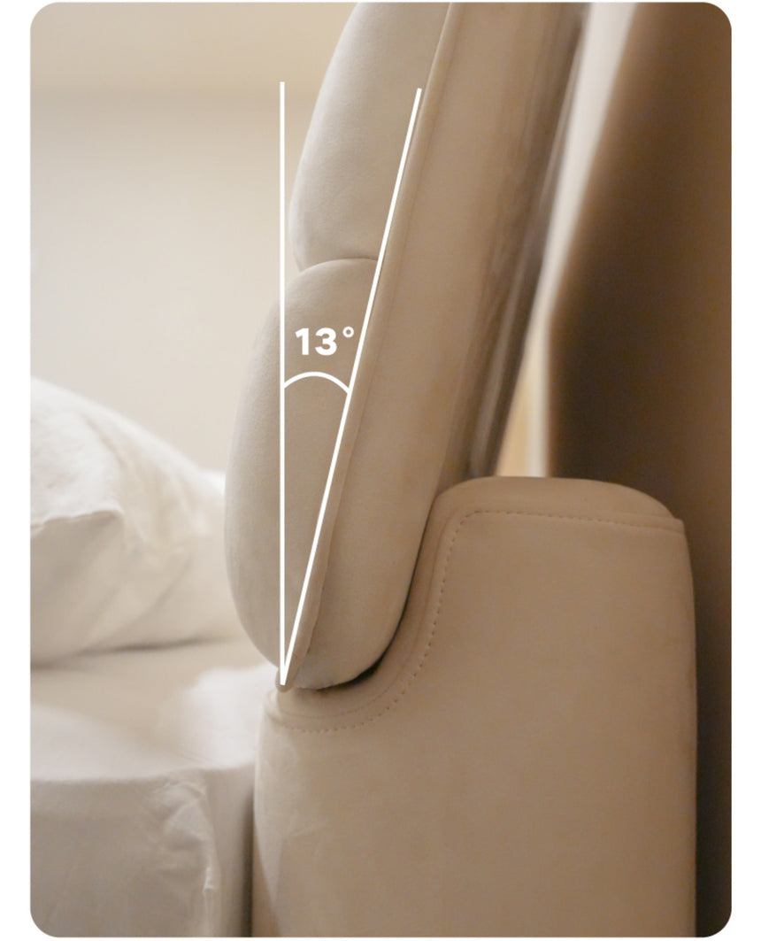 TELLS Zephyra Luxurious Soft Matte Leather Modern Retro Smart Bed Electric Lift Floor Storage Master Bedroom Bed from TELLS