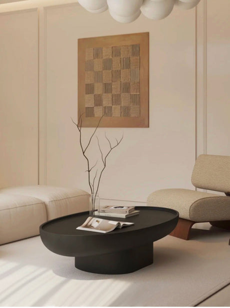 THOUGHTS Amarante Light Luxury Oval Coffee Table from THOUGHTS
