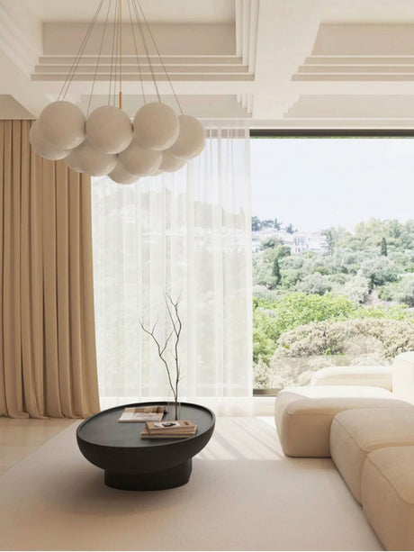 THOUGHTS Amarante Light Luxury Oval Coffee Table from THOUGHTS