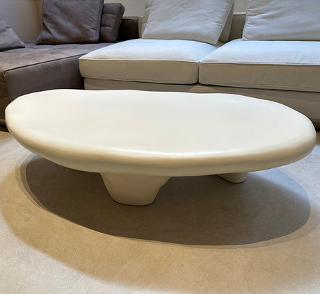 THOUGHTS Elowen Unique Special-Shaped Fiberglass Living Room Table from THOUGHTS