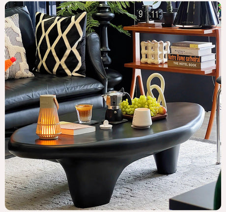 THOUGHTS Elowen Unique Special-Shaped Fiberglass Living Room Table from THOUGHTS