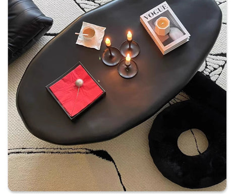 THOUGHTS Elowen Unique Special-Shaped Fiberglass Living Room Table from THOUGHTS