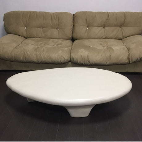 THOUGHTS Elowen Unique Special-Shaped Fiberglass Living Room Table from THOUGHTS