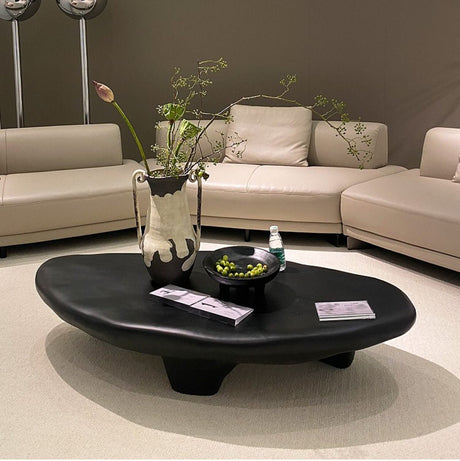 THOUGHTS Elowen Unique Special-Shaped Fiberglass Living Room Table from THOUGHTS