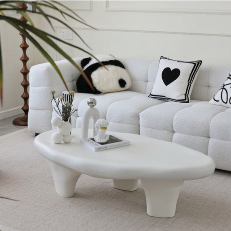 THOUGHTS Isolde Unique Shaped Fiberglass Coffee Table from THOUGHTS