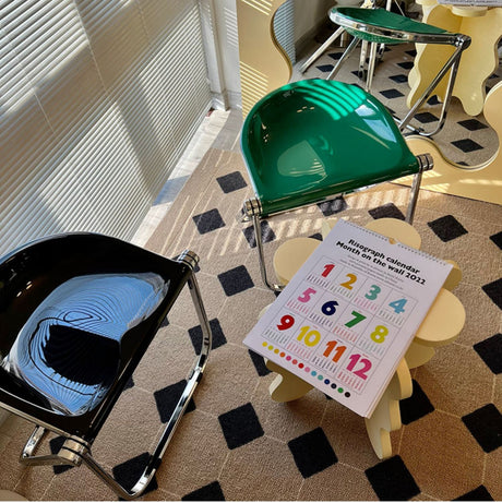 THOUGHTS Marcellus Transparent Folding Makeup Stool from THOUGHTS