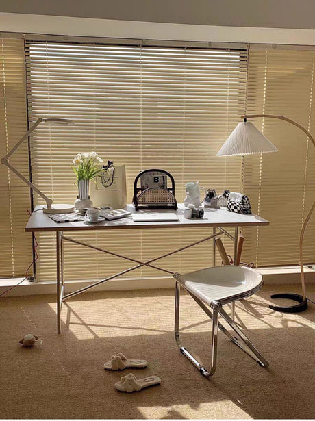 THOUGHTS Marcellus Transparent Folding Makeup Stool from THOUGHTS
