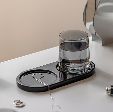 TIANRUN Araceli Sleek Compact Storage Black Mouthwash Set from TIANRUN