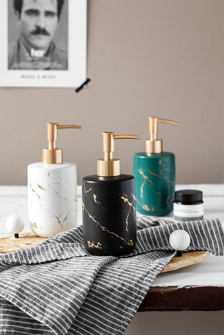 TIANRUN Calypso Elegant Marble Soap Dispenser from TIANRUN