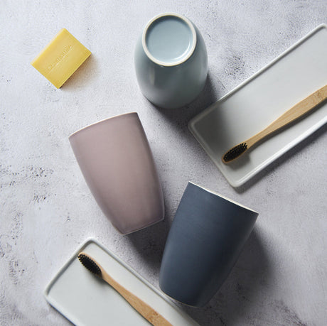 TIANRUN Eleonora Chic Ceramic Toothbrush Cup from TIANRUN