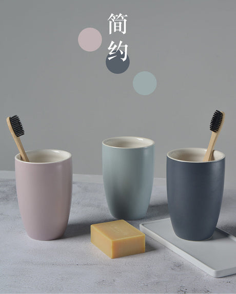 TIANRUN Eleonora Chic Ceramic Toothbrush Cup from TIANRUN