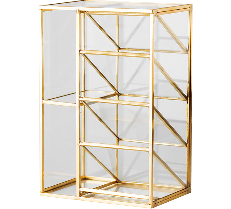 TIANRUN Elowen Chic Metallic Brush Lipstick Storage Box from TIANRUN
