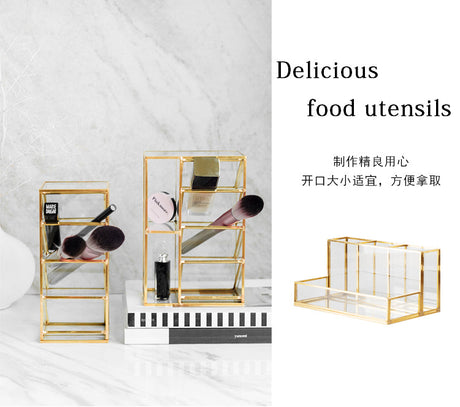 TIANRUN Elowen Chic Metallic Brush Lipstick Storage Box from TIANRUN