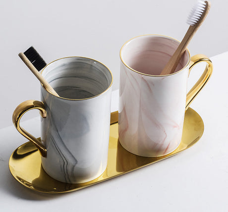 TIANRUN Elowen Chic Scandinavian Ceramic Set for Beloved Toothbrush Nordic Style from TIANRUN