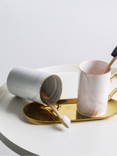 TIANRUN Elowen Chic Scandinavian Ceramic Set for Beloved Toothbrush Nordic Style from TIANRUN