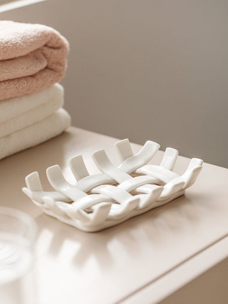 TIANRUN Elowen Rustic Handmade Soap Holder Drying Rack from TIANRUN