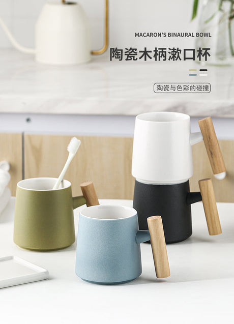 TIANRUN Esperanza Elegant Matte Ceramic Rinse Cup from TIANRUN