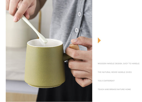 TIANRUN Esperanza Elegant Matte Ceramic Rinse Cup from TIANRUN