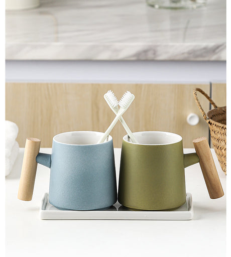 TIANRUN Esperanza Elegant Matte Ceramic Rinse Cup from TIANRUN