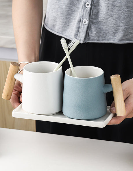 TIANRUN Esperanza Elegant Matte Ceramic Rinse Cup from TIANRUN