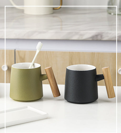 TIANRUN Esperanza Elegant Matte Ceramic Rinse Cup from TIANRUN