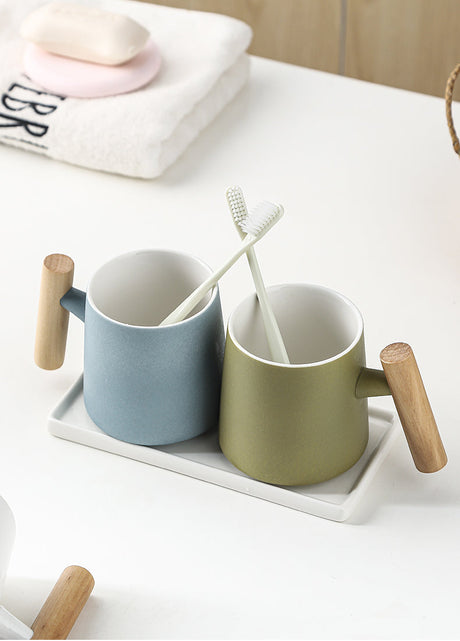 TIANRUN Esperanza Elegant Matte Ceramic Rinse Cup from TIANRUN