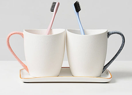 TIANRUN Haruki Elegant Snowflake Design Mouthwash Set from TIANRUN