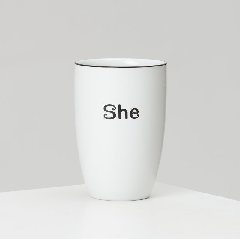 TIANRUN Hiroshi Elegant Fresh Matte Ceramic Mouthwash Cup from TIANRUN