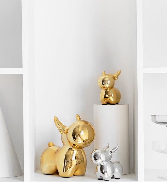 TIANRUN Hoshiko Elegant Golden Ceramic Jewelry Decoration from TIANRUN