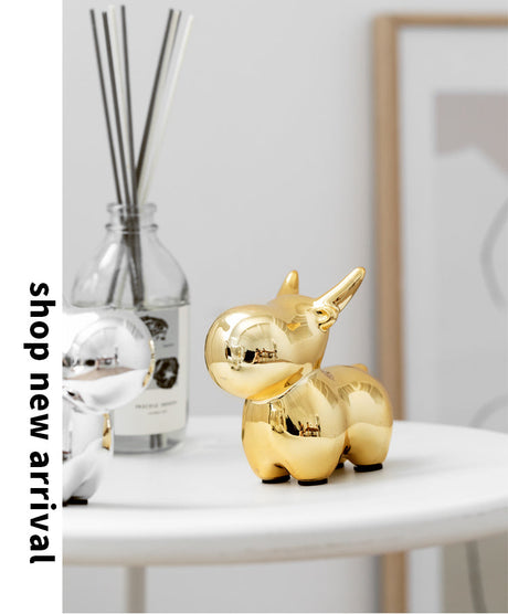 TIANRUN Hoshiko Elegant Golden Ceramic Jewelry Decoration from TIANRUN