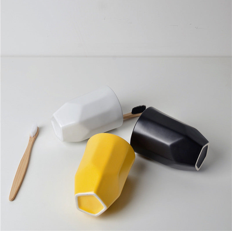 TIANRUN Marisol Elegant Ceramic Mouthwash Glass from TIANRUN