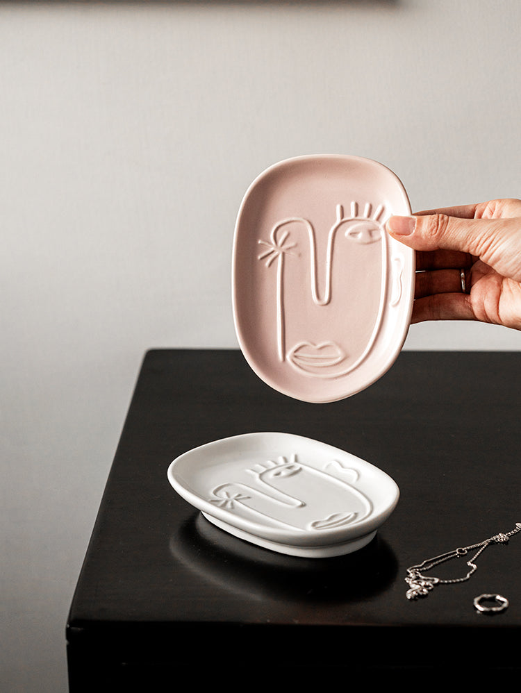 TIANRUN Nicosia Elegant Ceramic Soap Holder System from TIANRUN