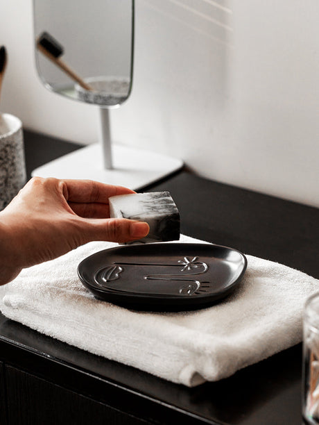 TIANRUN Nicosia Elegant Ceramic Soap Holder System from TIANRUN