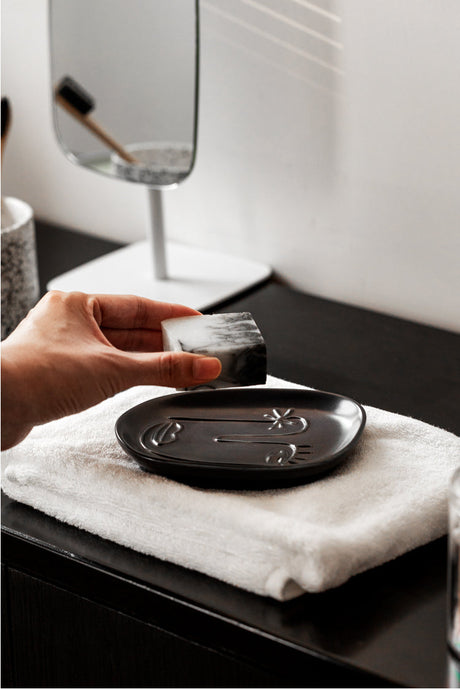 TIANRUN Nicosia Elegant Ceramic Soap Holder System from TIANRUN