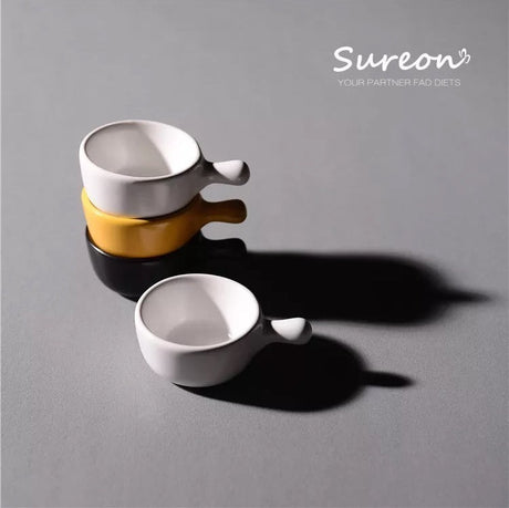 TIANRUN Santiago Ceramic Handle Condiment Plate from TIANRUN