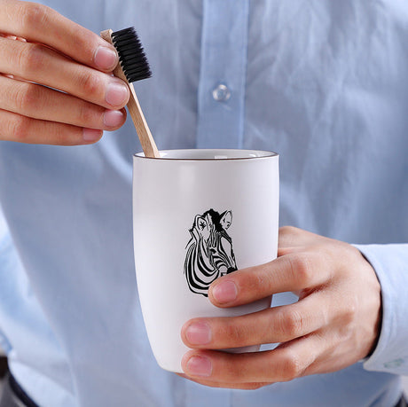 TIANRUN Santiago Elegant Ceramic Toothbrush Cup from TIANRUN