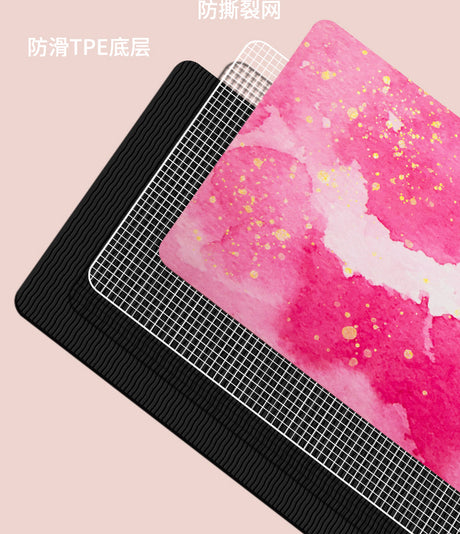 UPTITUDE Amaterasu Non-Slip Sweat-Absorbing Printed Yoga Cushion from UPTITUDE