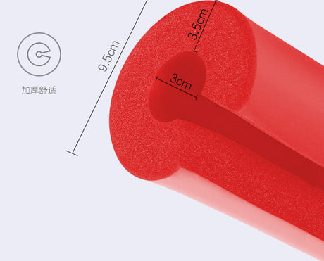 UPTITUDE Kazuki Ergonomic Barbell Shoulder Pad - Weightlifting Protection. from UPTITUDE