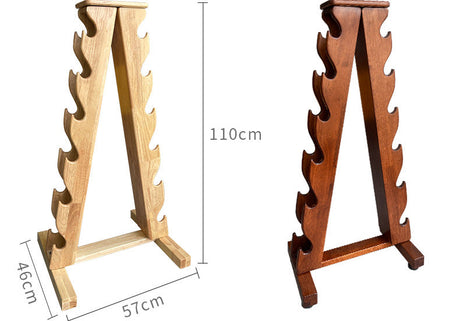 UPTITUDE Marcellus Elegant Natural Oak Dumbbell Rack from UPTITUDE