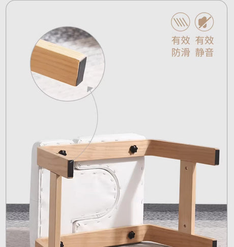 UPTITUDE Seraphina Solid Wood Inverted Yoga Stool from UPTITUDE