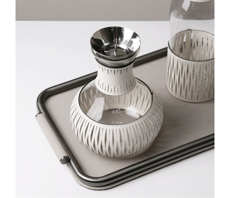 VAVINCI Aeliana Elegant Glossy Teapot & Glass Set Decor from VAVINCI