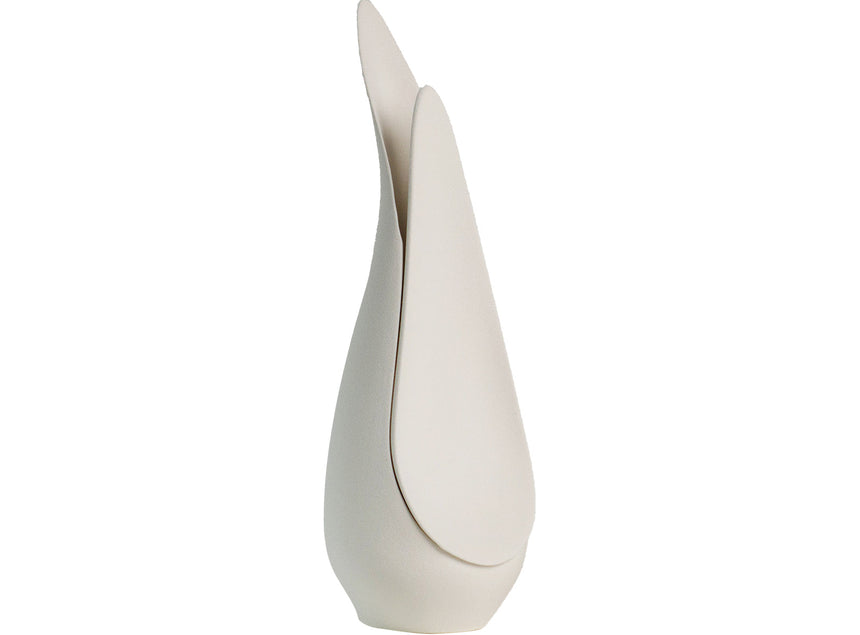 VAVINCI Alhambra Minimalist Modern White Ceramic Flower Vase from VAVINCI