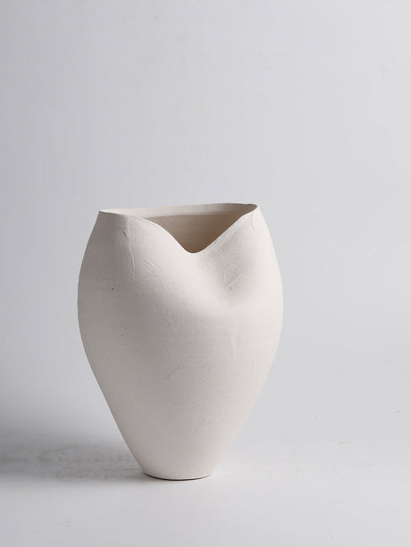 VAVINCI Amaterasu Elegant Notched Ceramic Vase from VAVINCI