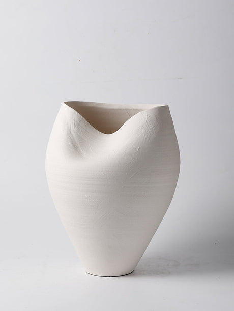 VAVINCI Amaterasu Elegant Notched Ceramic Vase from VAVINCI