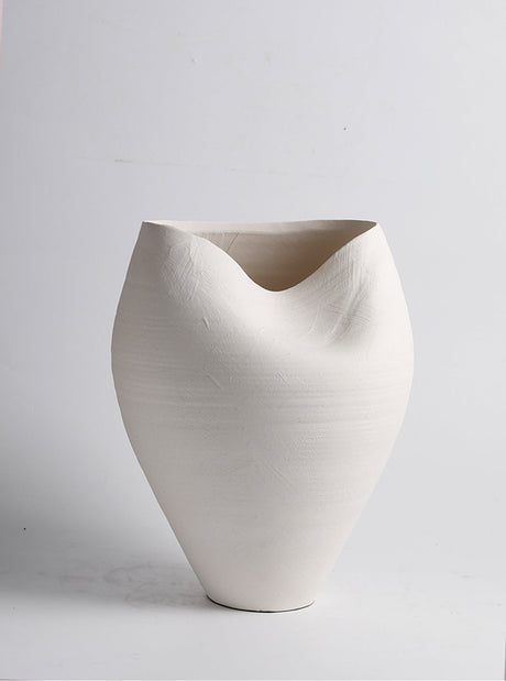 VAVINCI Amaterasu Elegant Notched Ceramic Vase from VAVINCI