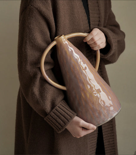 VAVINCI Amaya Elegant Double Ear Ceramic Vase from VAVINCI
